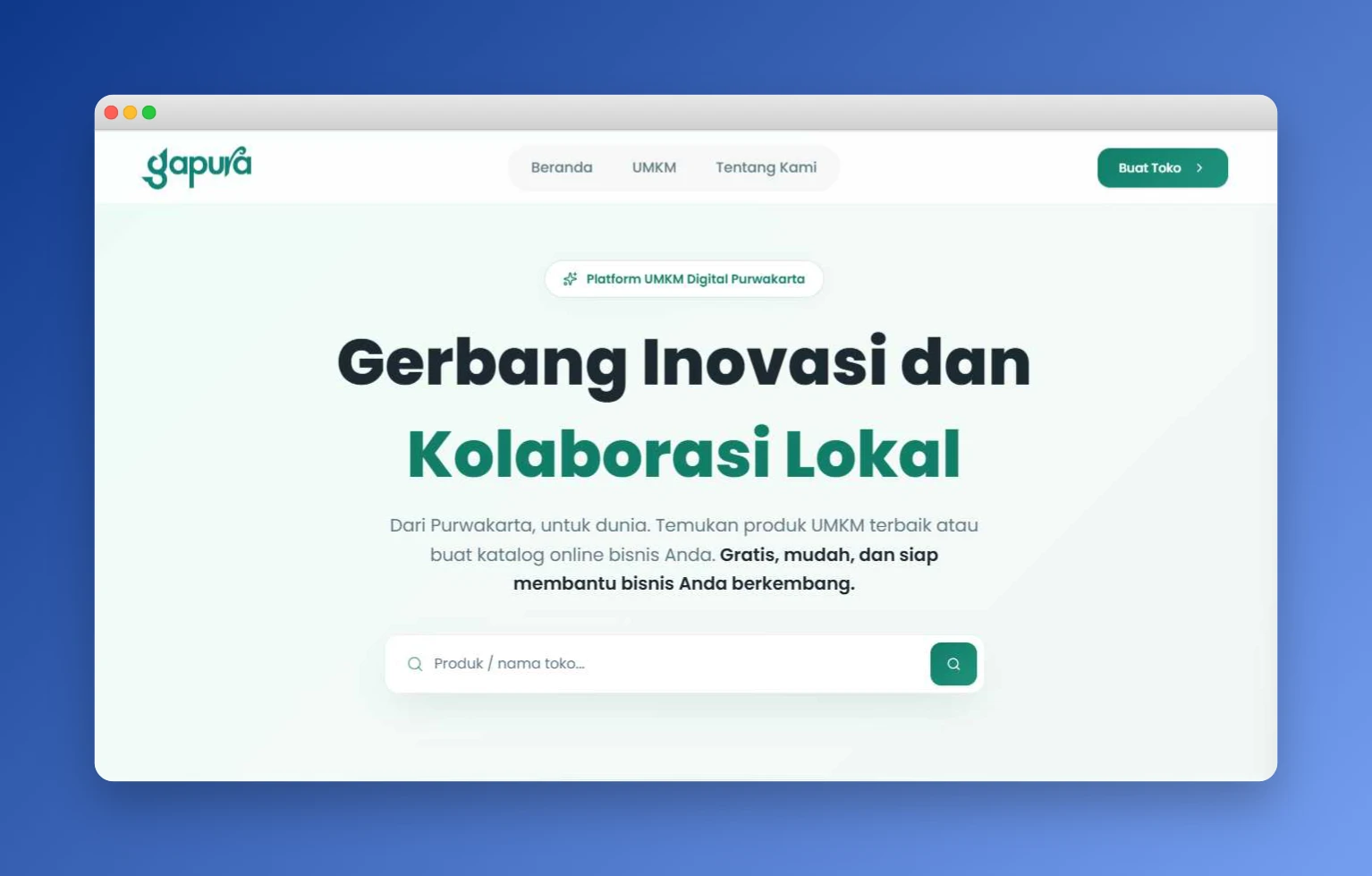 Gapura App screenshot 1